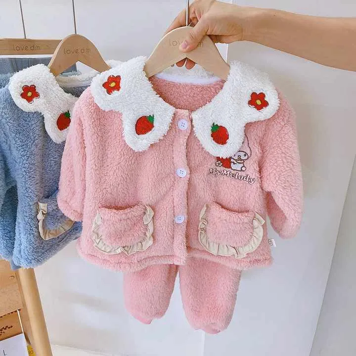 Winter New Girls Pajamas Sets for-بيجامات جديدة لفصل الشتاء