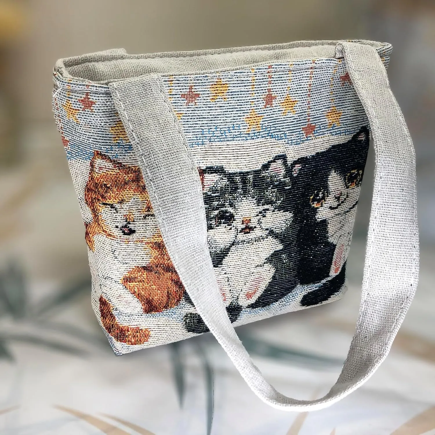 Women's Embroidered Small Handbag, Simple and Fashionable Wrist Bag, Cosmetics, Key Storage Bags, Suitable for Shopping, Work