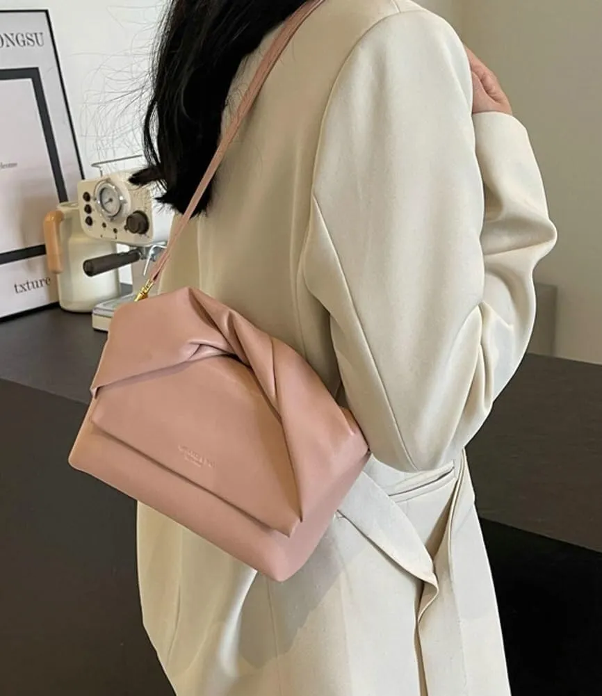 Women's Fashionable Small Vegan Leather Style Crossbody & Shoulder Hobo Tote Satchel Cute Handbag Purse for 2025