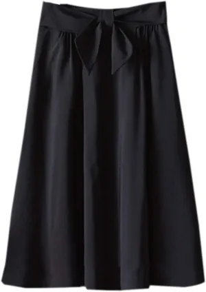 Women's Girls High Waist Flared Skirt Pleated Midi A-line Solid Color