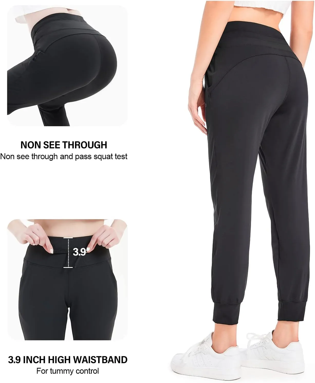 Women's Joggers Pants Lightweight Running Sweatpants with Pockets Athletic Tapered Casual Pants for Workout,Lounge