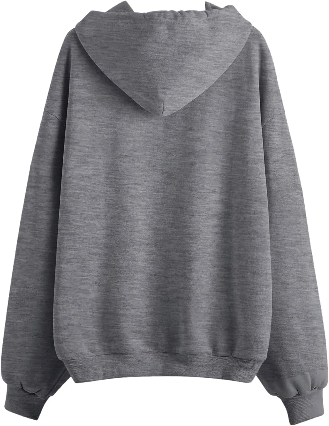 Zip Up Hoodie Women Y2K Oversized Sweatshirts Long Sleeve Fleece Jacket Pockets 2024 Fall Casual Fashion Clothes